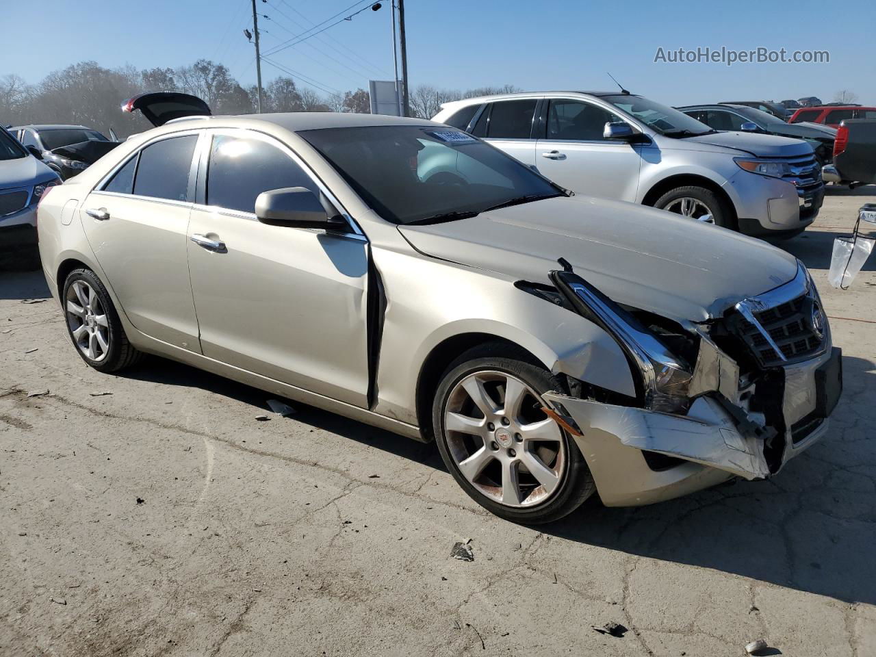 2013 Cadillac Ats  Gold vin: 1G6AA5RX2D0168150