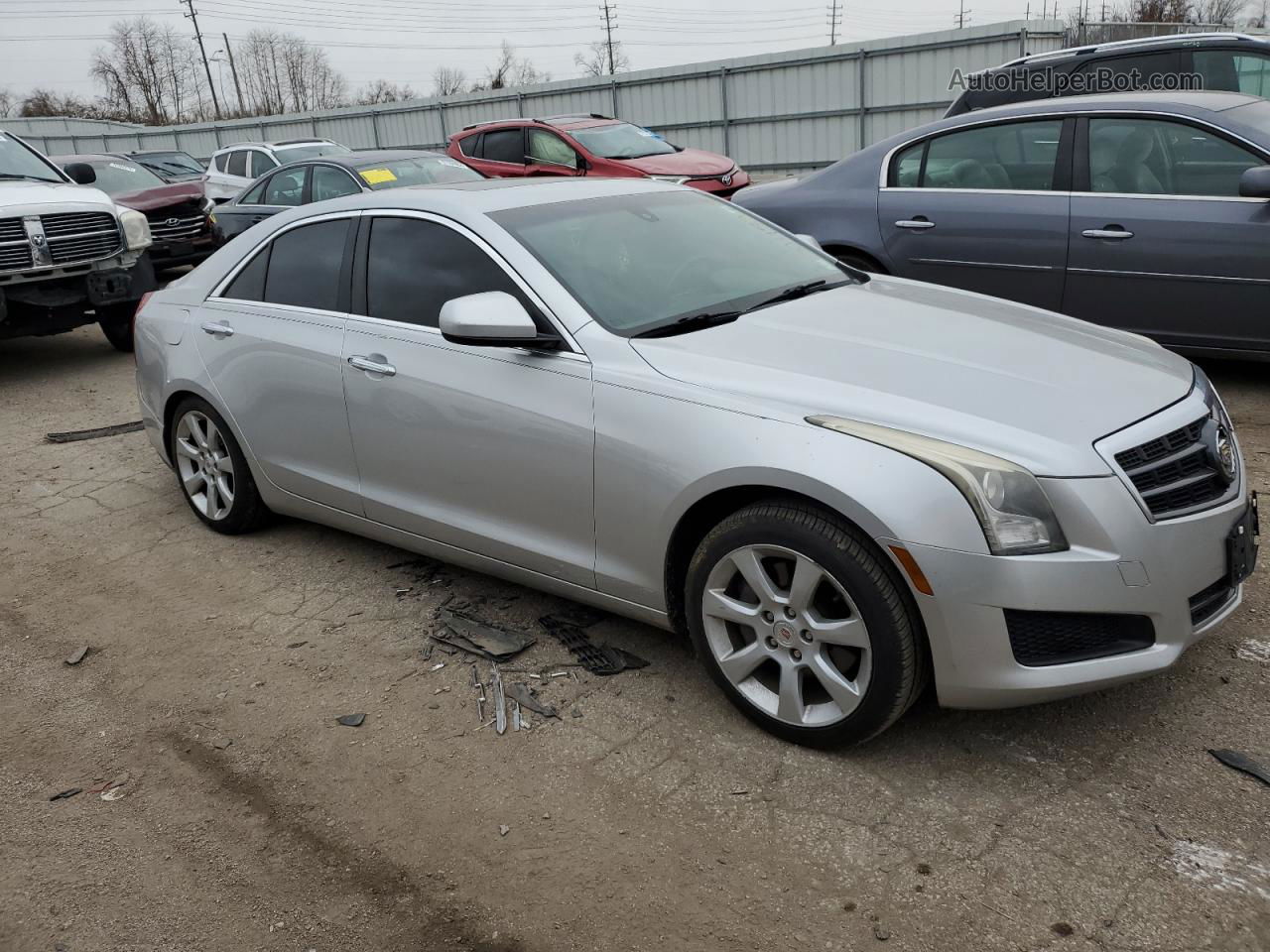 2013 Cadillac Ats  Серебряный vin: 1G6AA5RX3D0133035