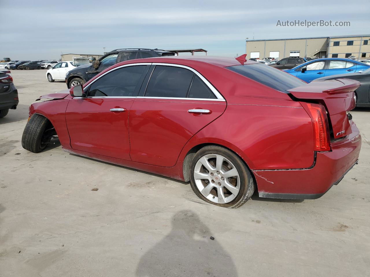 2013 Cadillac Ats  Red vin: 1G6AA5RX4D0124165