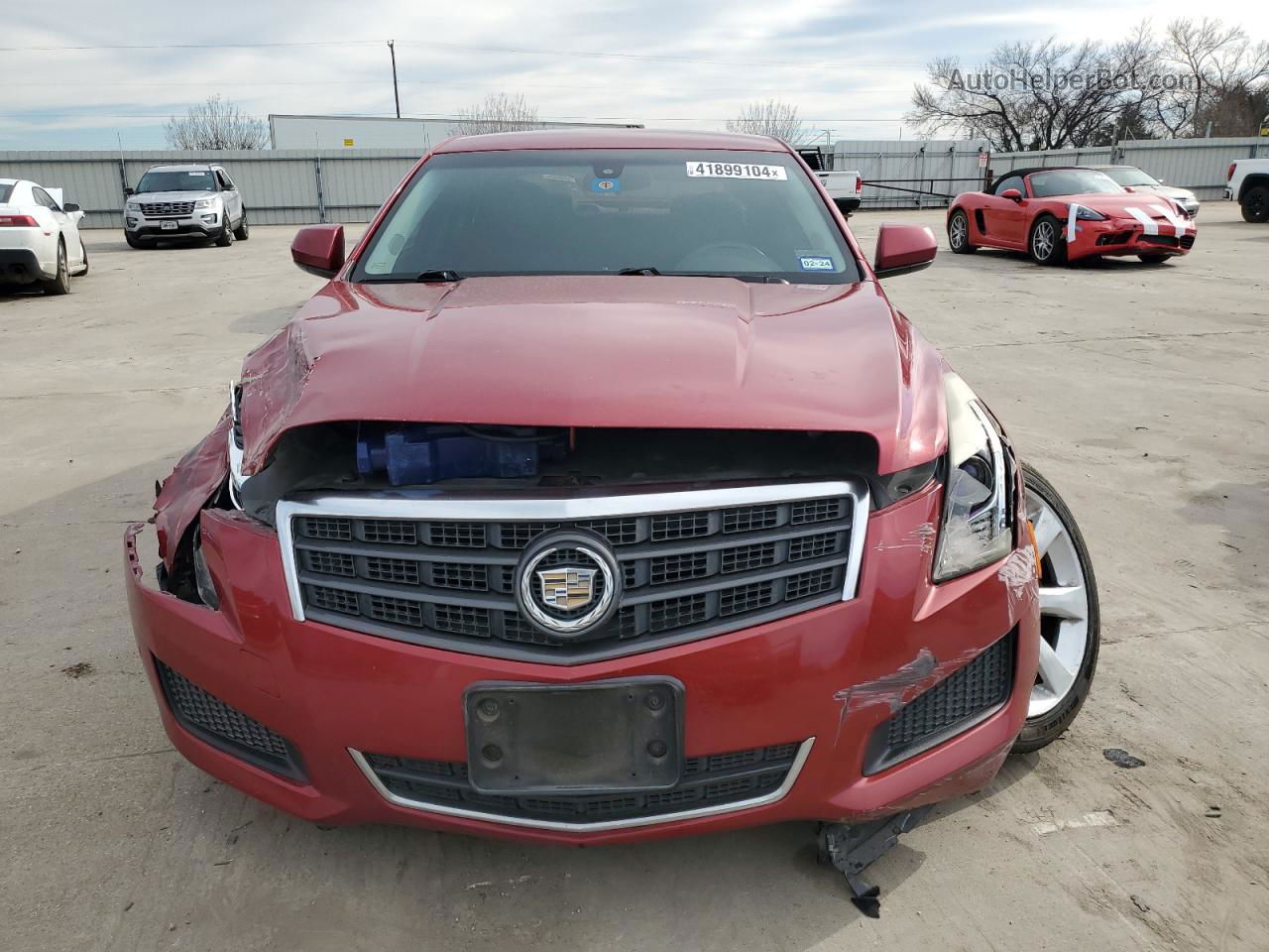 2013 Cadillac Ats  Red vin: 1G6AA5RX4D0124165