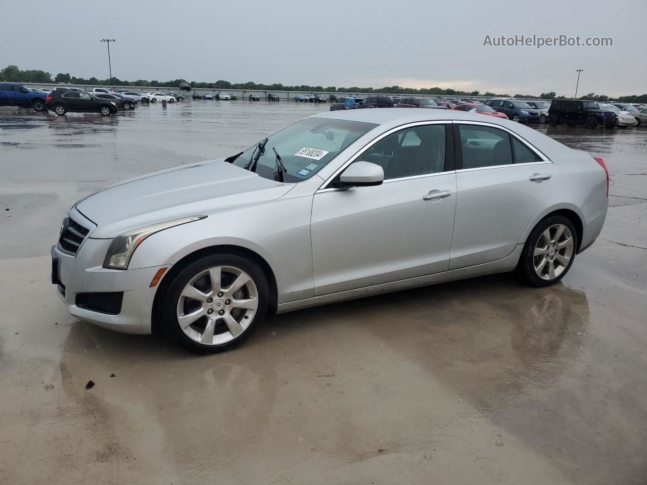 2013 Cadillac Ats  Silver vin: 1G6AA5RX4D0142133