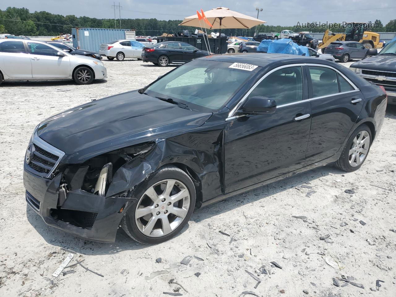 2013 Cadillac Ats  Black vin: 1G6AA5RX5D0176646