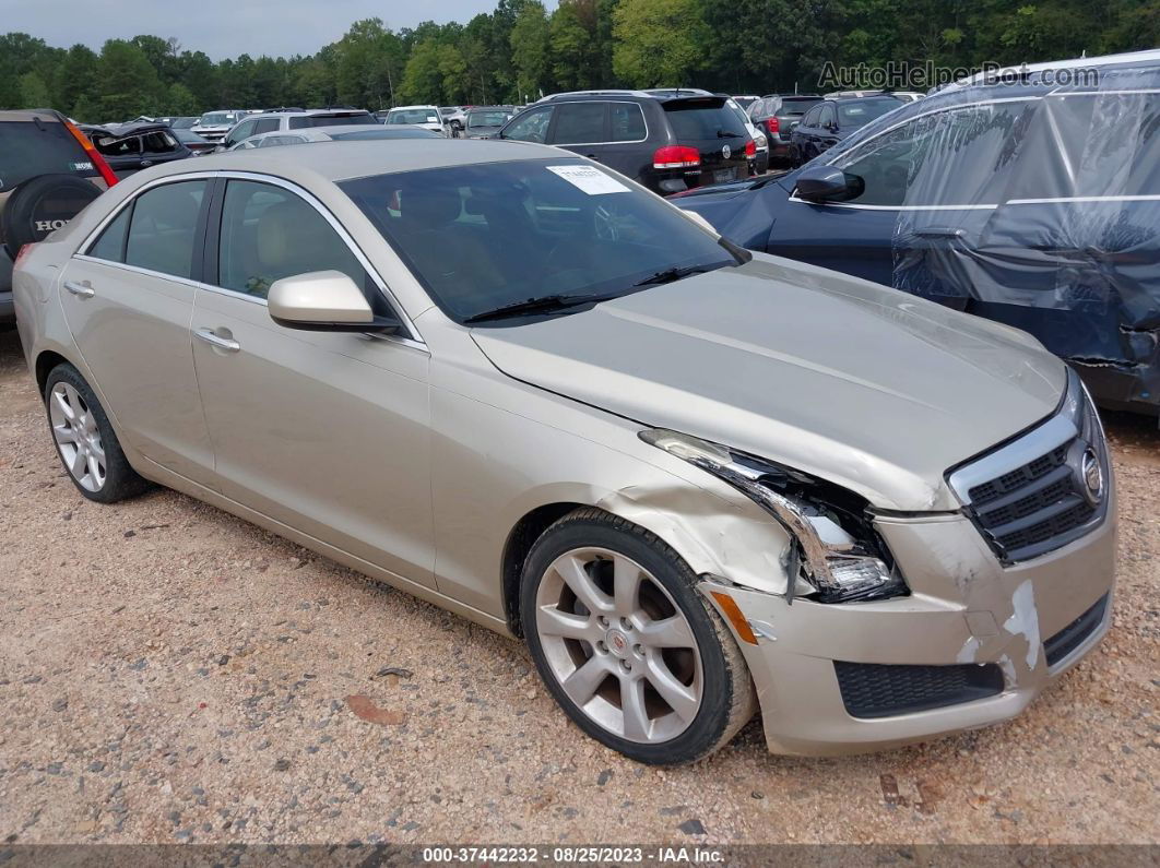 2013 Cadillac Ats   Beige vin: 1G6AA5RX6D0174467