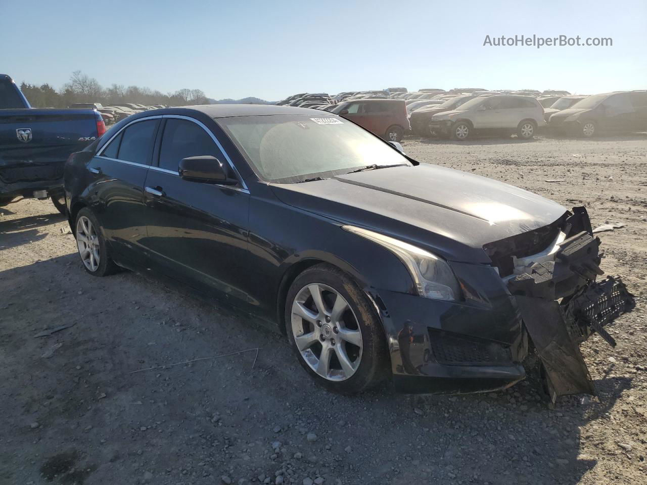 2013 Cadillac Ats  Black vin: 1G6AA5RX7D0128971