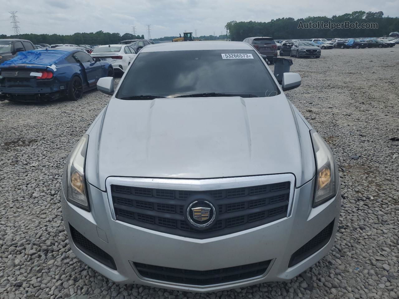 2013 Cadillac Ats  Silver vin: 1G6AA5RX9D0130320