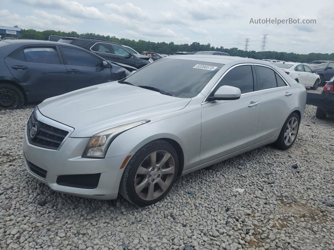 2013 Cadillac Ats  Silver vin: 1G6AA5RX9D0130320