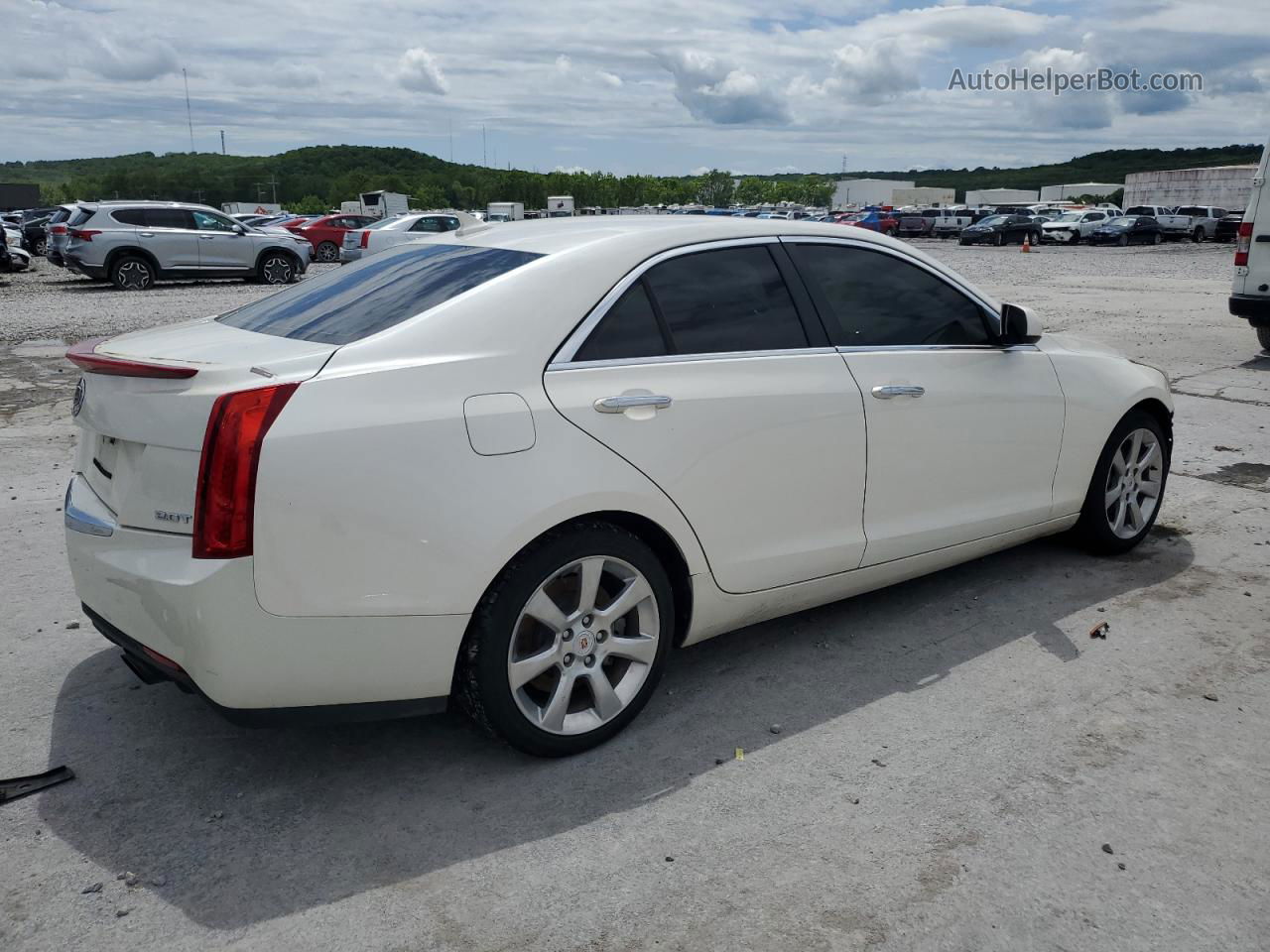 2013 Cadillac Ats  Cream vin: 1G6AA5RX9D0153242