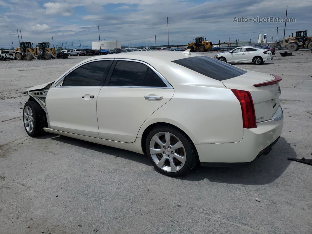 2013 Cadillac Ats  Cream vin: 1G6AA5RX9D0153242