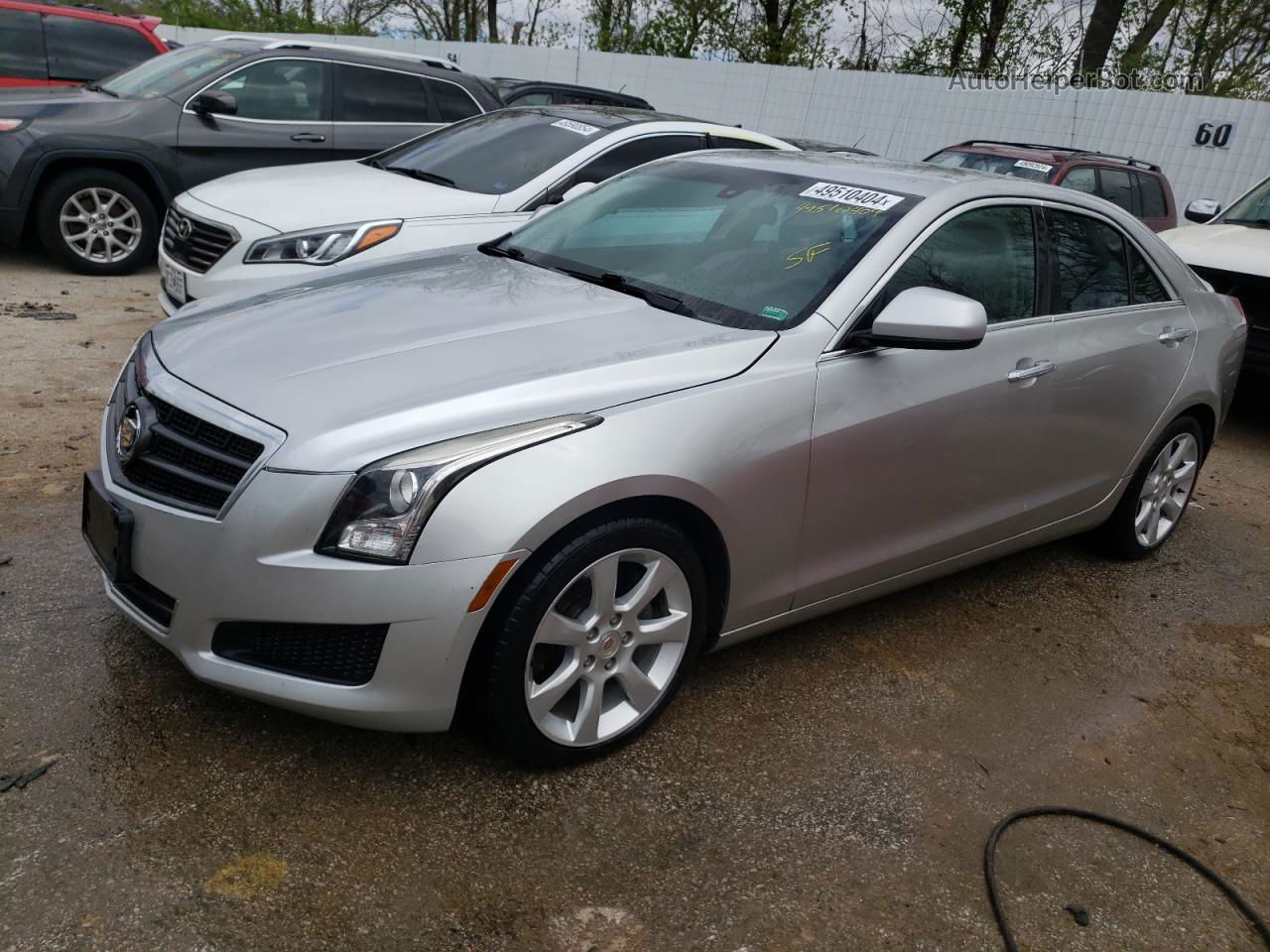 2013 Cadillac Ats  Silver vin: 1G6AA5RXXD0140239