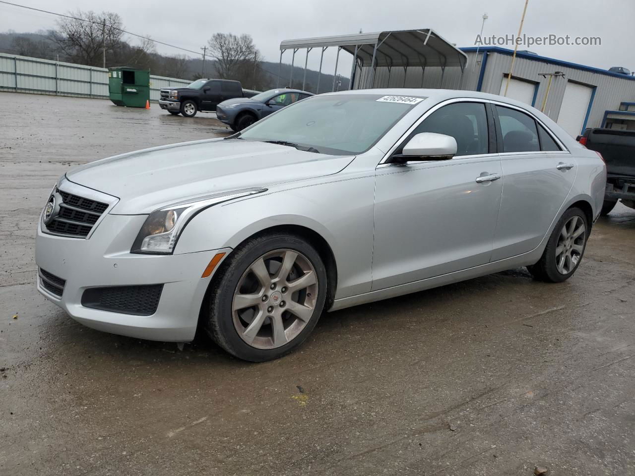 2013 Cadillac Ats Luxury Silver vin: 1G6AB5R35D0116361