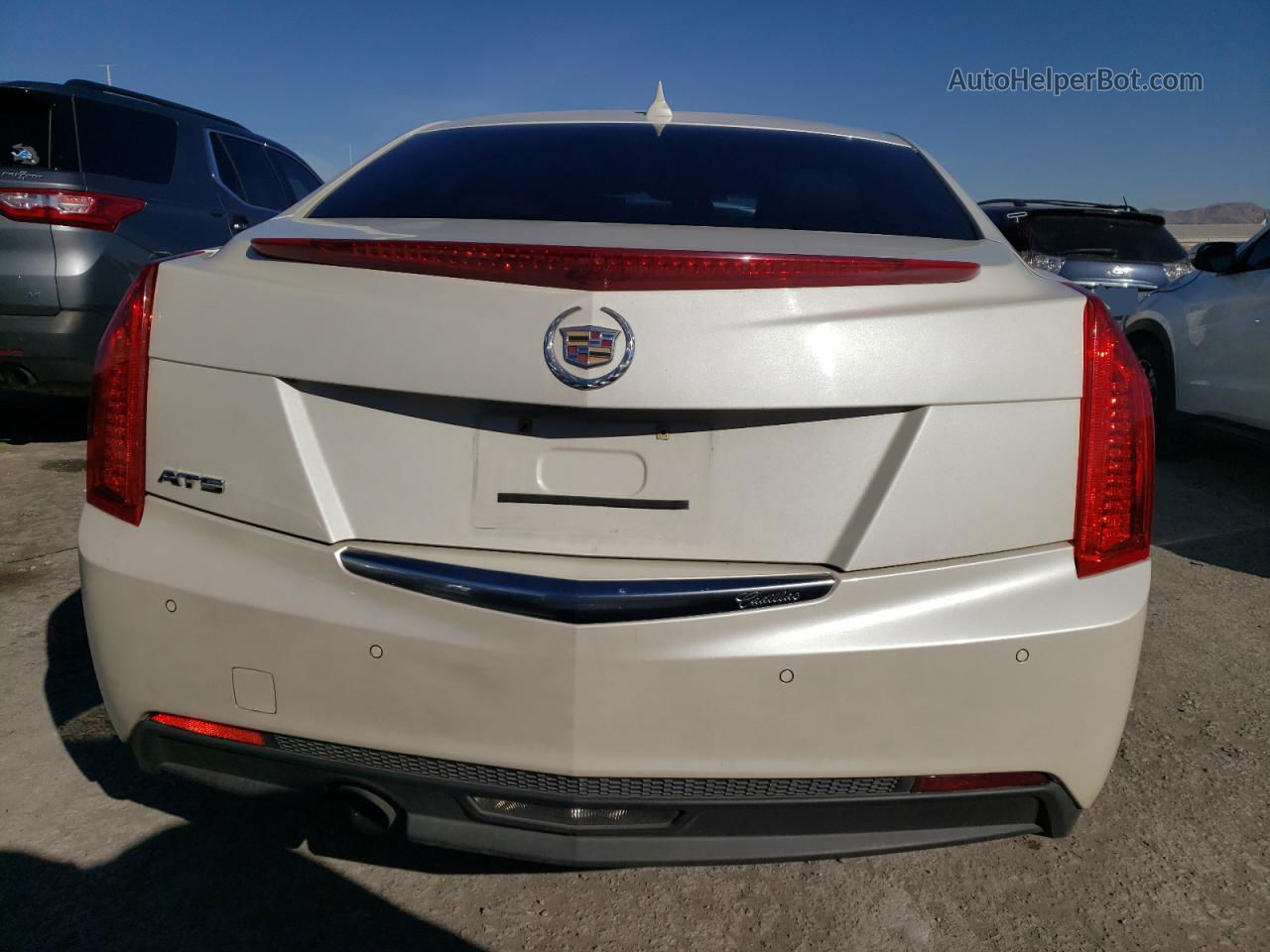 2013 Cadillac Ats Luxury White vin: 1G6AB5RA0D0159374