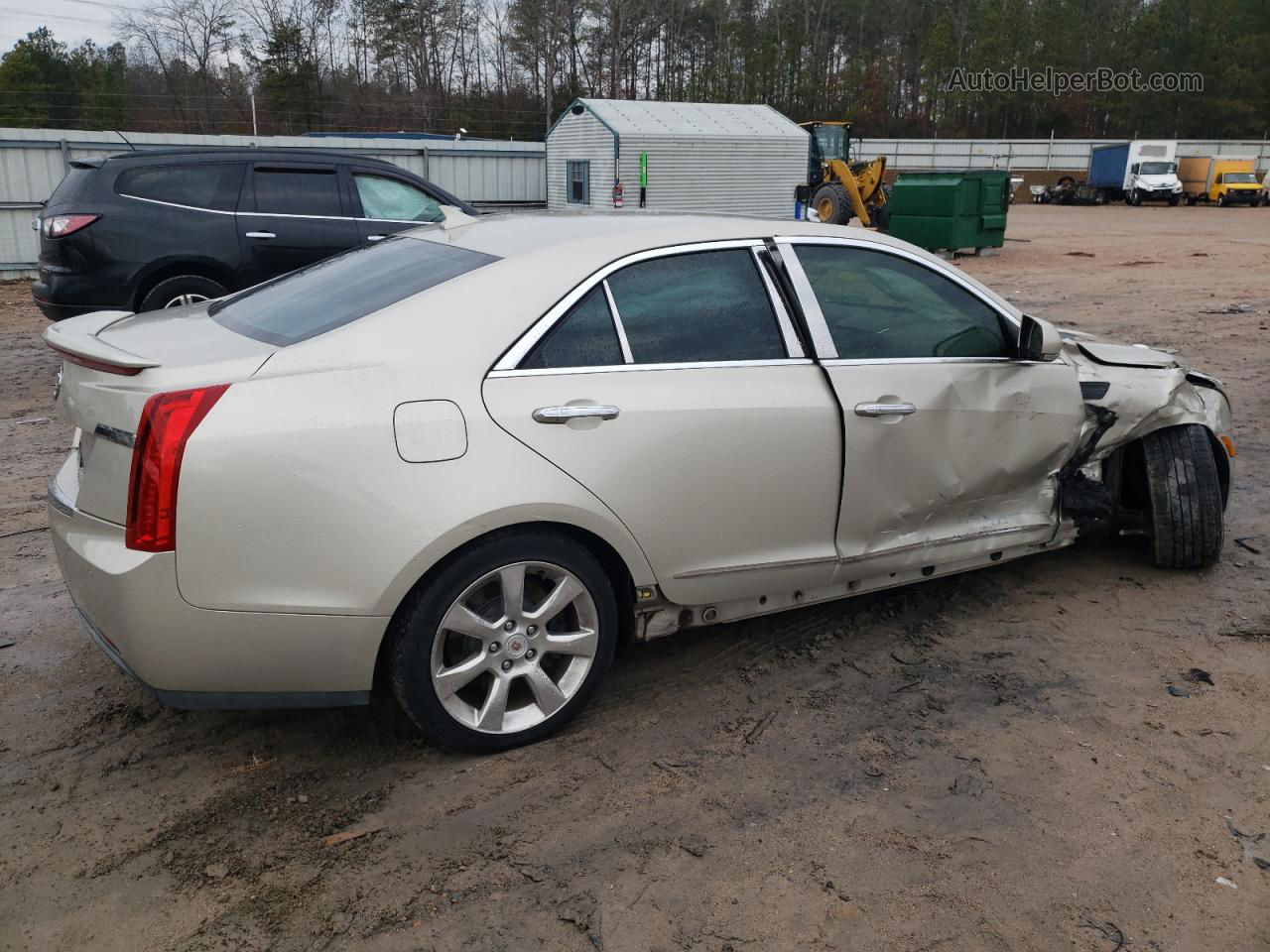 2013 Cadillac Ats Luxury Beige vin: 1G6AB5RA2D0132550