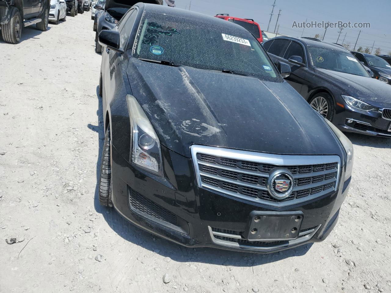 2013 Cadillac Ats Luxury Черный vin: 1G6AB5RA3D0155092