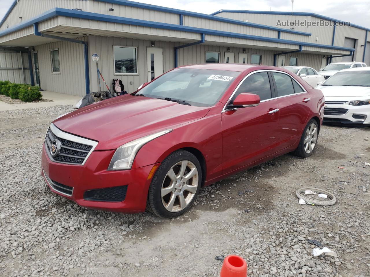 2013 Cadillac Ats Luxury Красный vin: 1G6AB5RA4D0127673