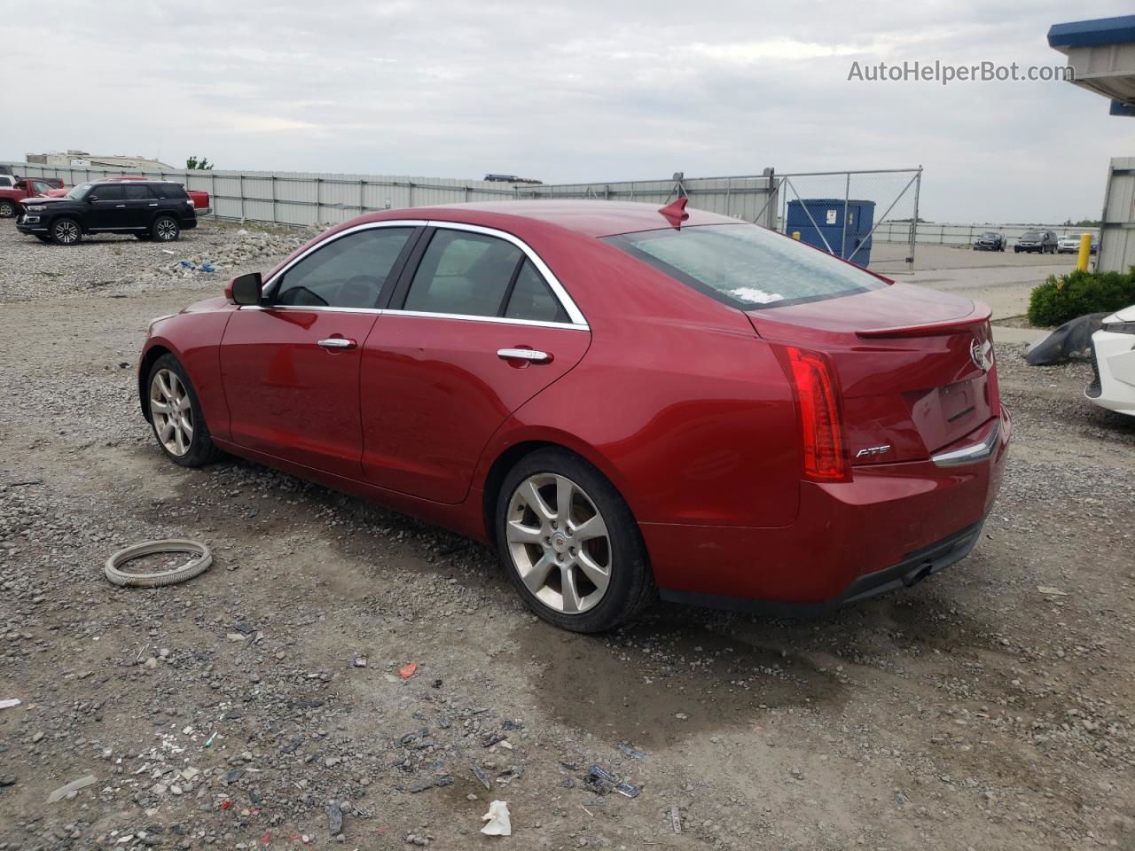 2013 Cadillac Ats Luxury Red vin: 1G6AB5RA4D0127673