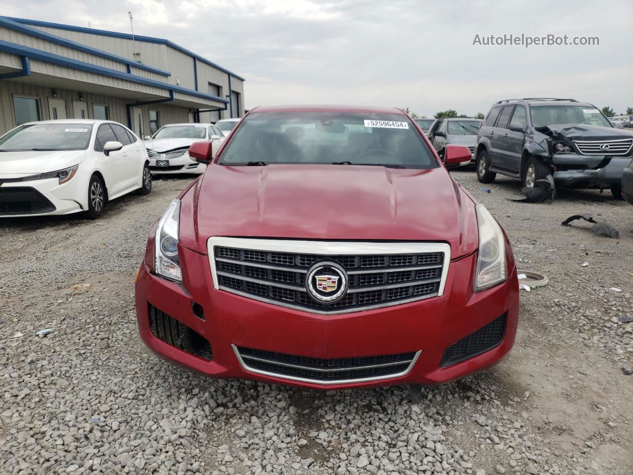 2013 Cadillac Ats Luxury Красный vin: 1G6AB5RA4D0127673