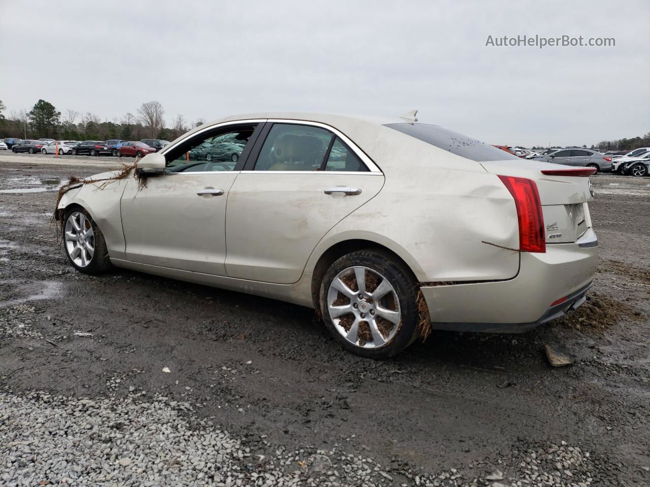 2013 Cadillac Ats Luxury Бежевый vin: 1G6AB5RA4D0133201