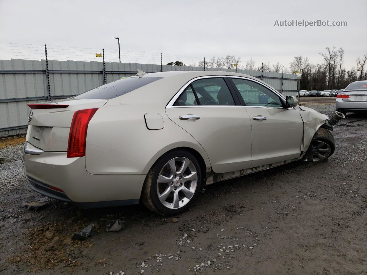 2013 Cadillac Ats Luxury Бежевый vin: 1G6AB5RA4D0133201