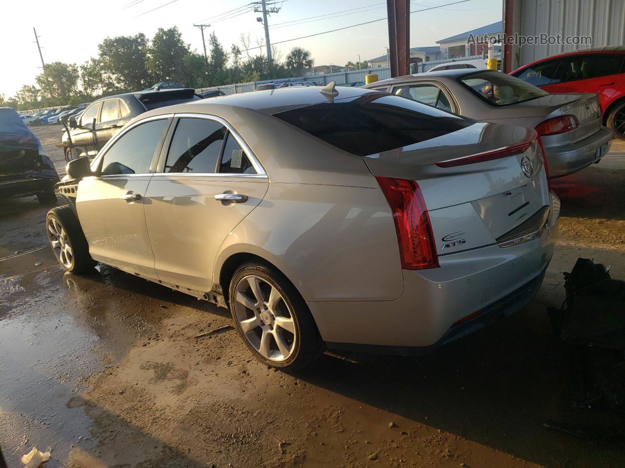 2013 Cadillac Ats Luxury Beige vin: 1G6AB5RA6D0117159