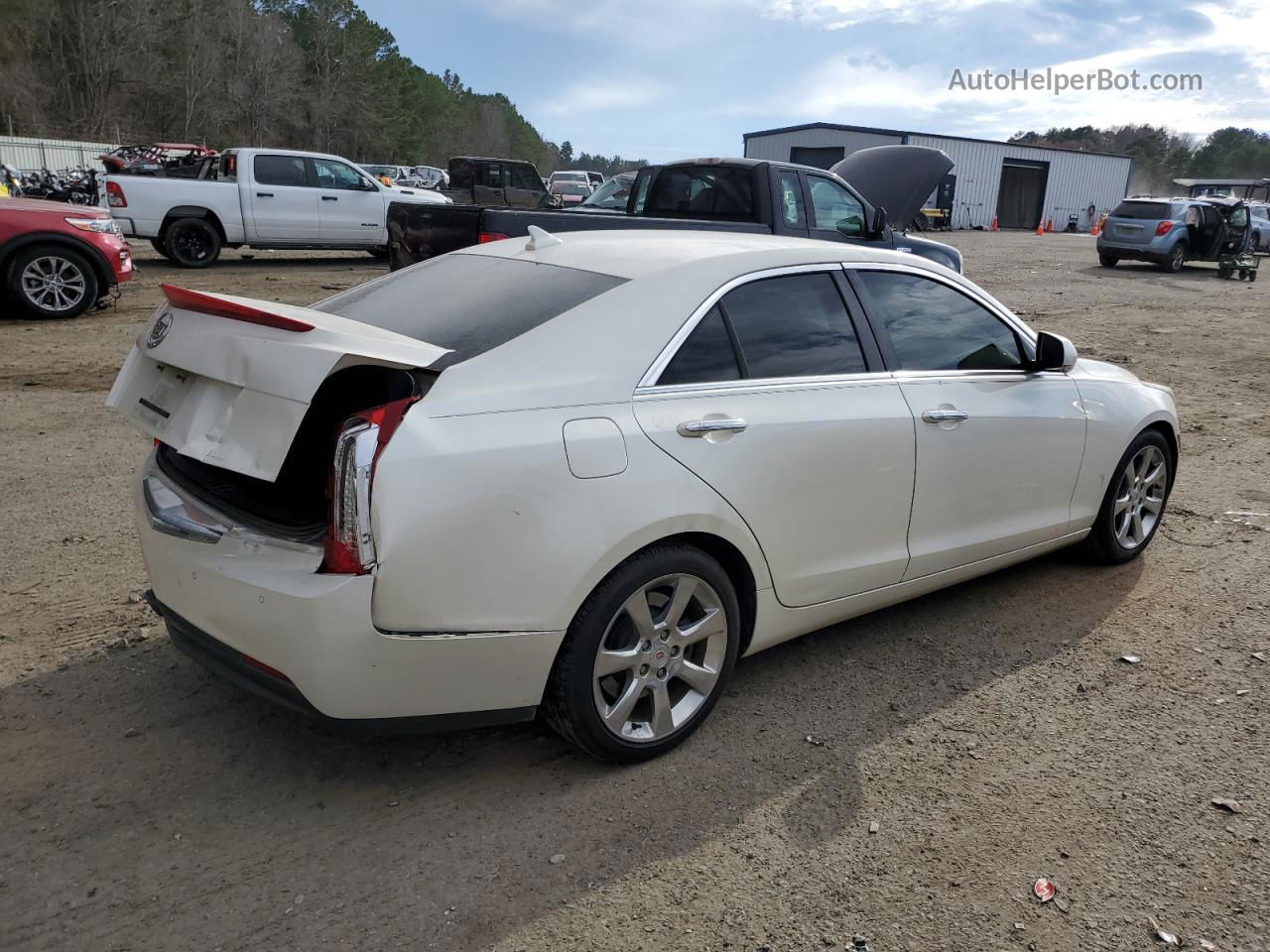 2013 Cadillac Ats Luxury Beige vin: 1G6AB5RA6D0154812