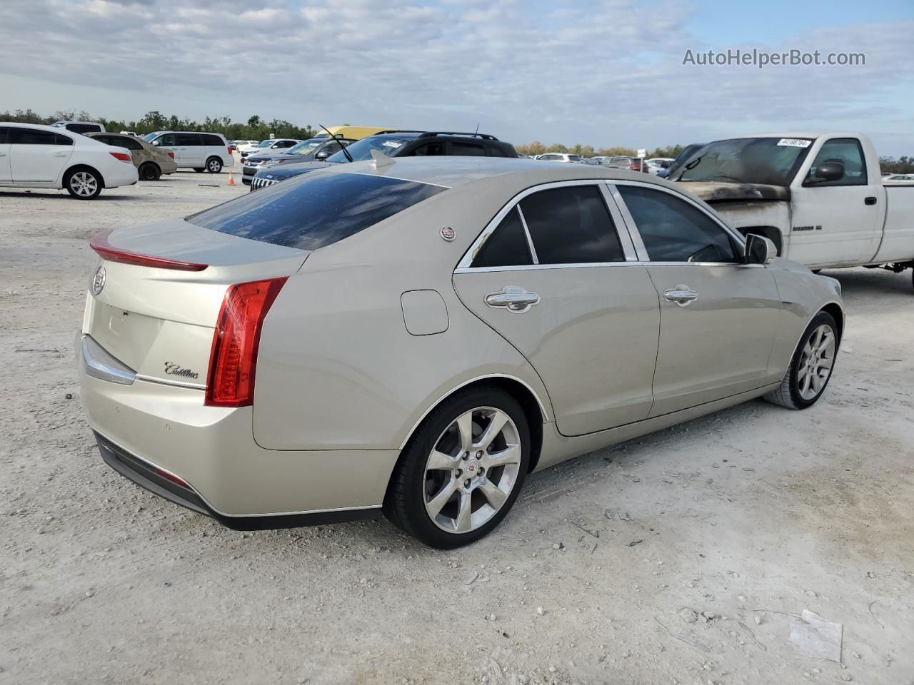 2013 Cadillac Ats Luxury Gold vin: 1G6AB5RA6D0167527