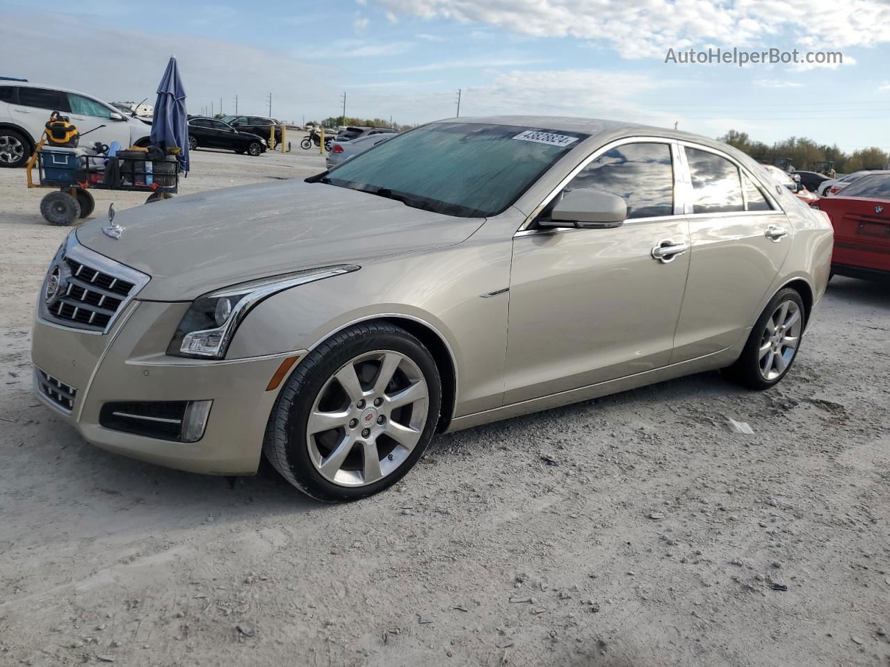 2013 Cadillac Ats Luxury Gold vin: 1G6AB5RA6D0167527