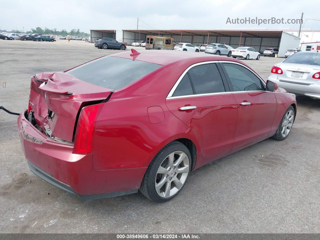 2013 Cadillac Ats Luxury Red vin: 1G6AB5RA7D0119602