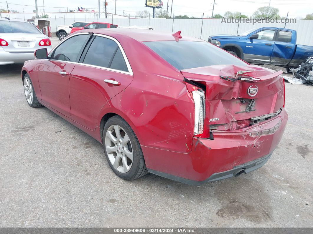 2013 Cadillac Ats Luxury Red vin: 1G6AB5RA7D0119602