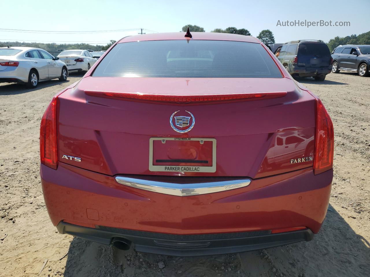 2013 Cadillac Ats Luxury Red vin: 1G6AB5RA7D0132639