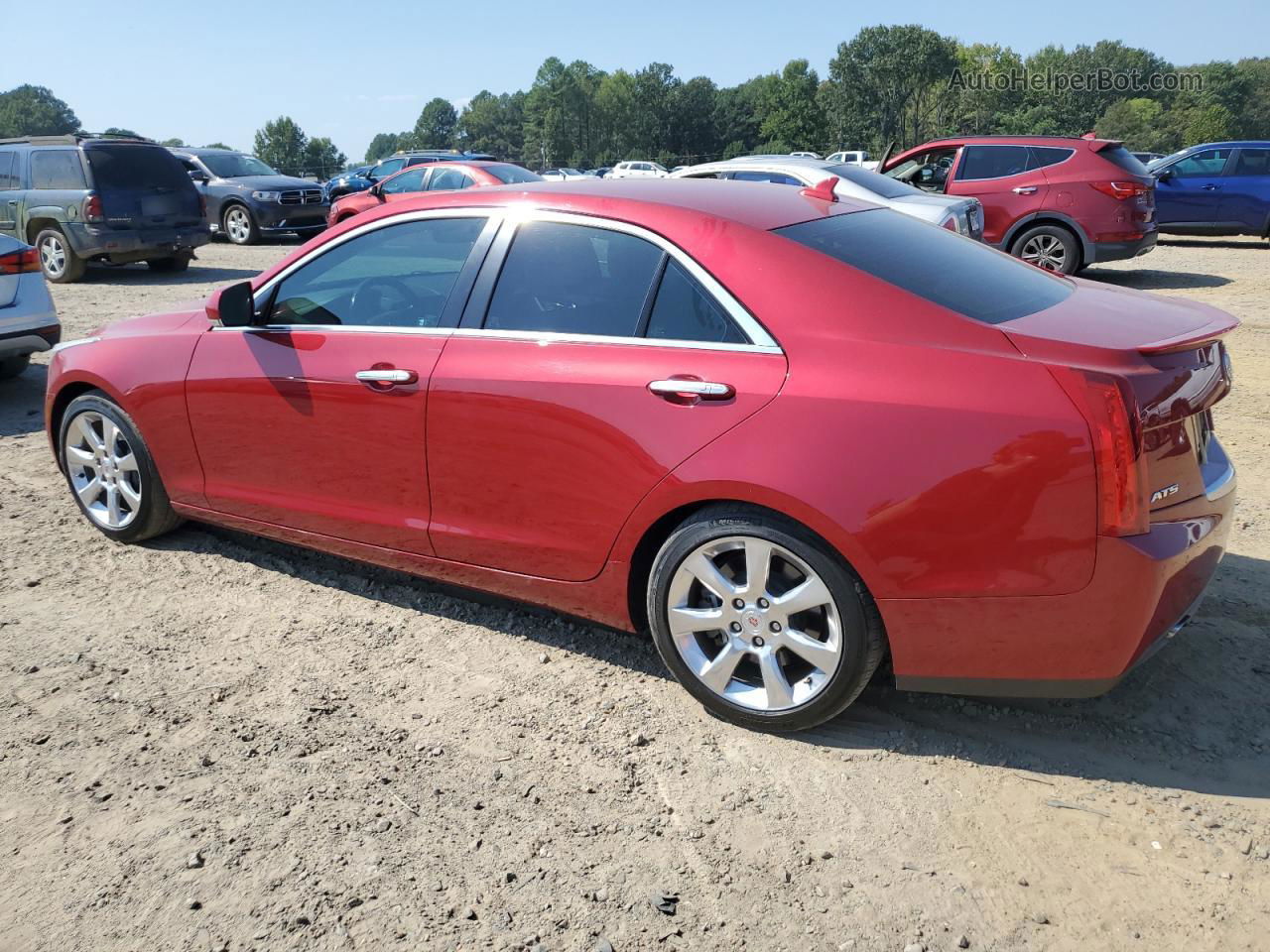 2013 Cadillac Ats Luxury Red vin: 1G6AB5RA7D0132639