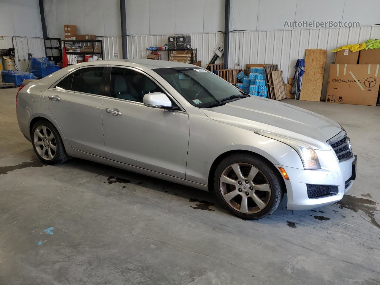 2013 Cadillac Ats Luxury Серебряный vin: 1G6AB5RA9D0178442