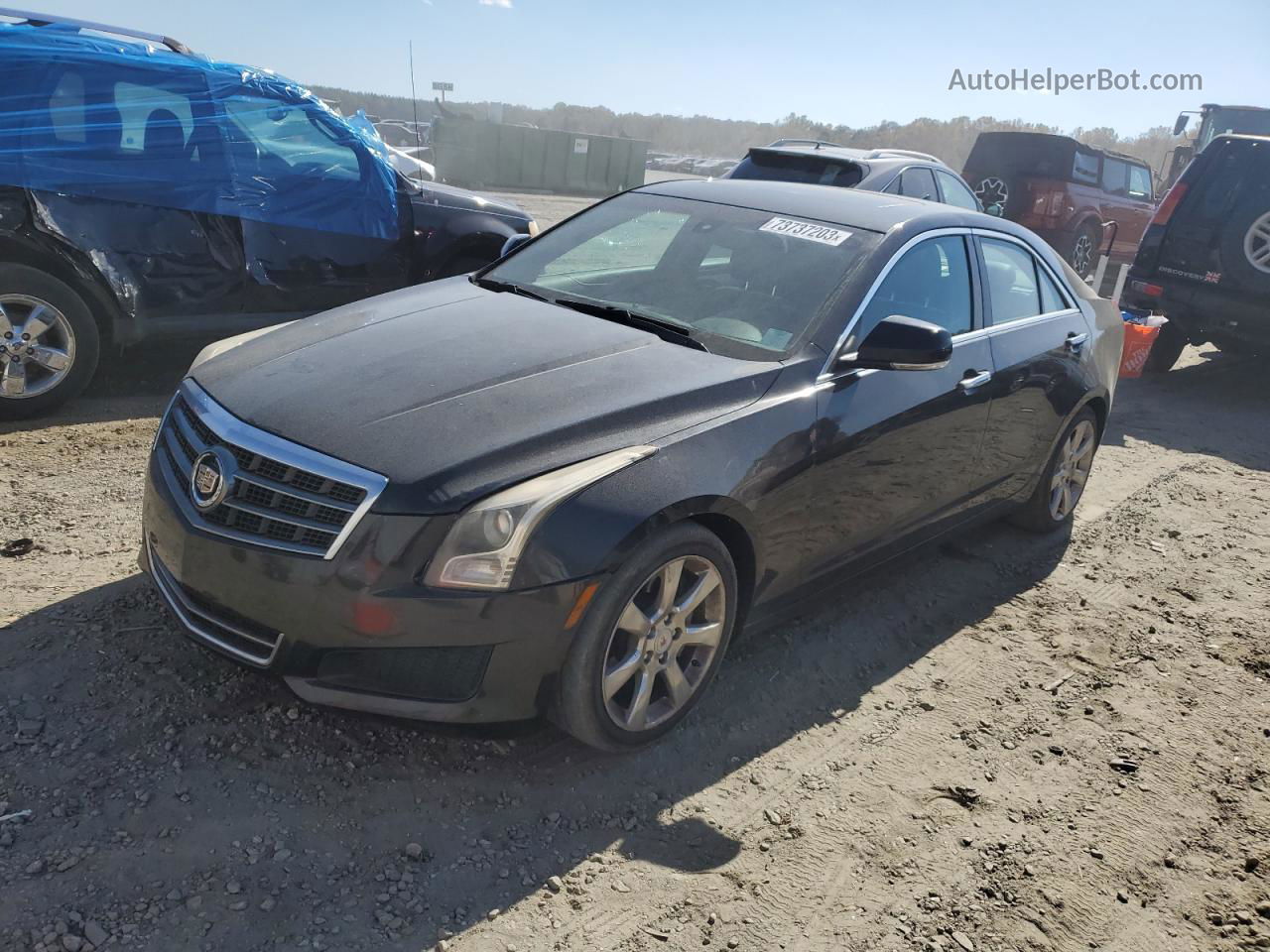 2013 Cadillac Ats Luxury Black vin: 1G6AB5RX4D0141108