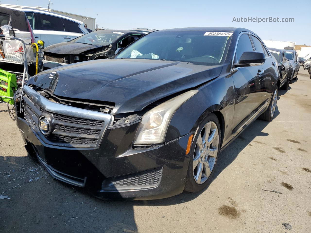 2013 Cadillac Ats Luxury Черный vin: 1G6AB5RX9D0146871