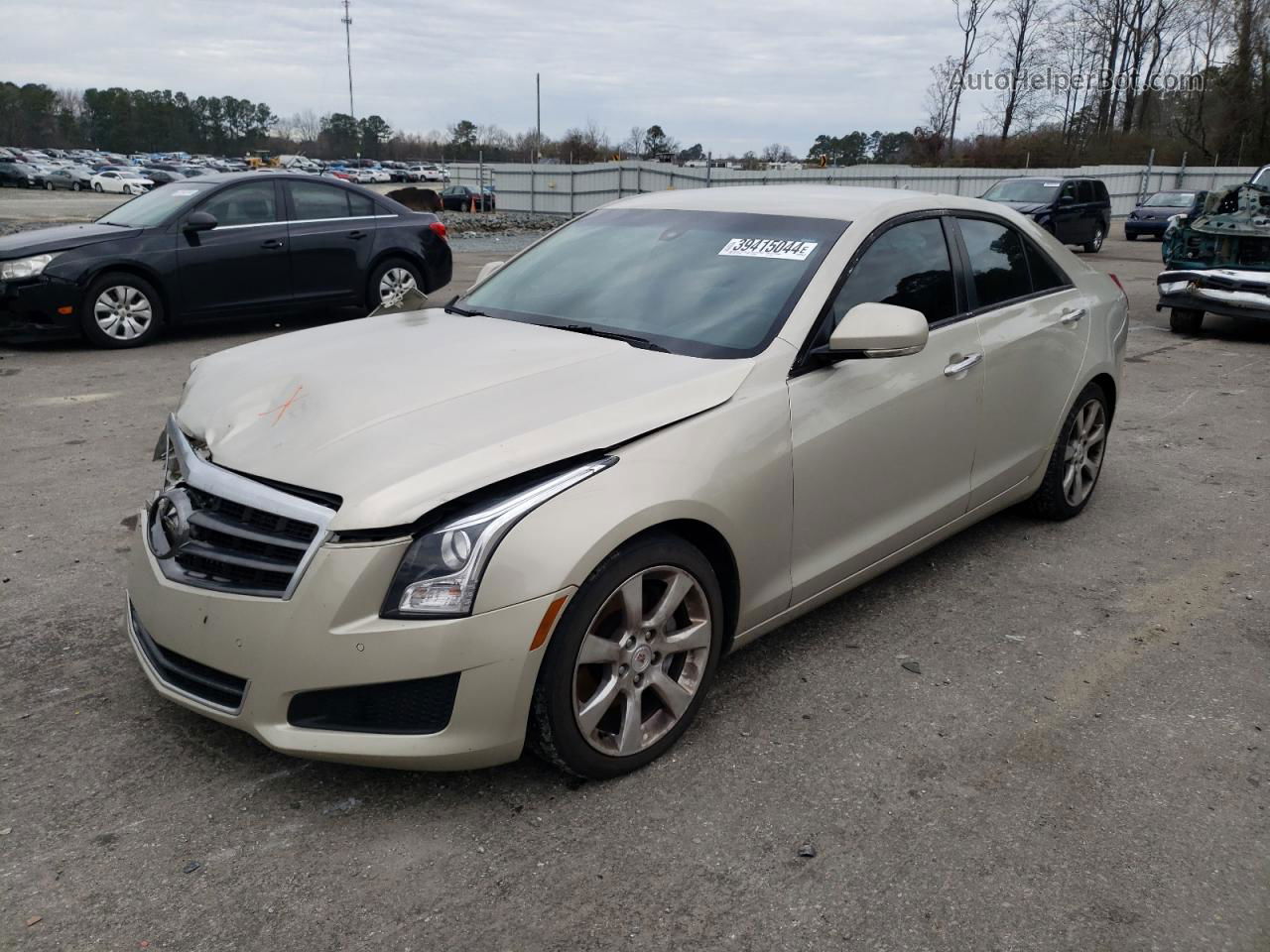 2013 Cadillac Ats Luxury Tan vin: 1G6AB5RXXD0148810