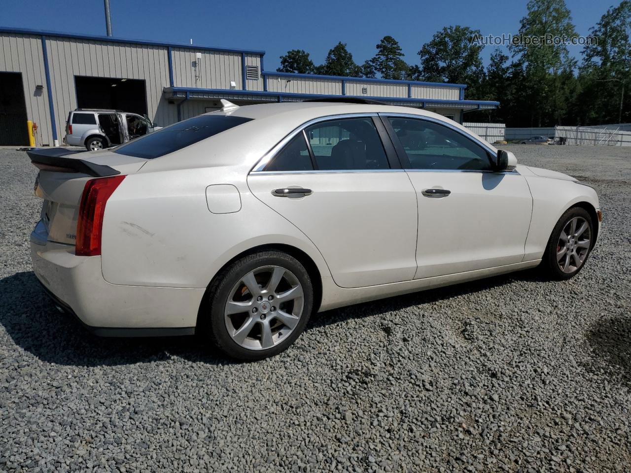 2013 Cadillac Ats Luxury White vin: 1G6AB5S33D0113095