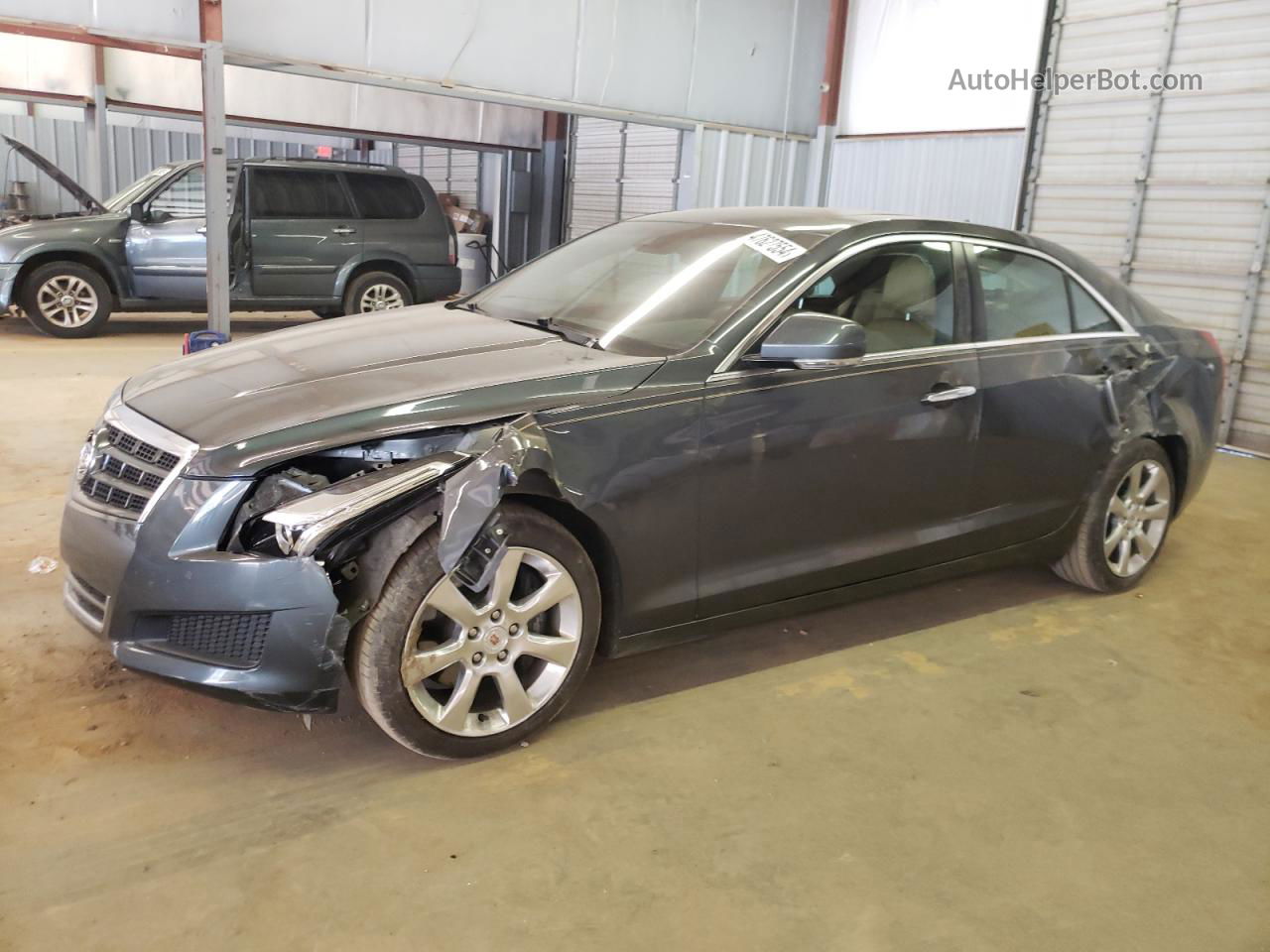 2013 Cadillac Ats Luxury Gray vin: 1G6AB5S39D0121976