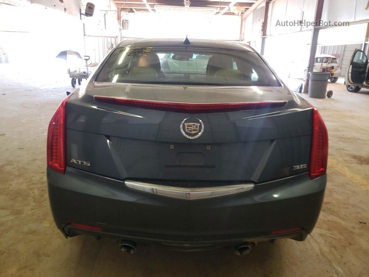 2013 Cadillac Ats Luxury Серый vin: 1G6AB5S39D0121976