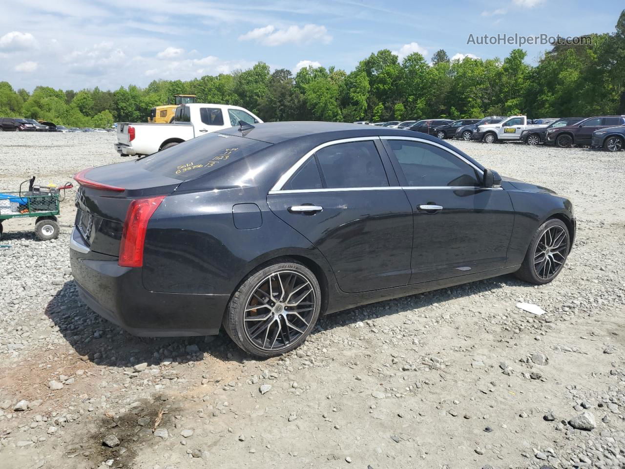 2013 Cadillac Ats Luxury Black vin: 1G6AB5SA1D0121470