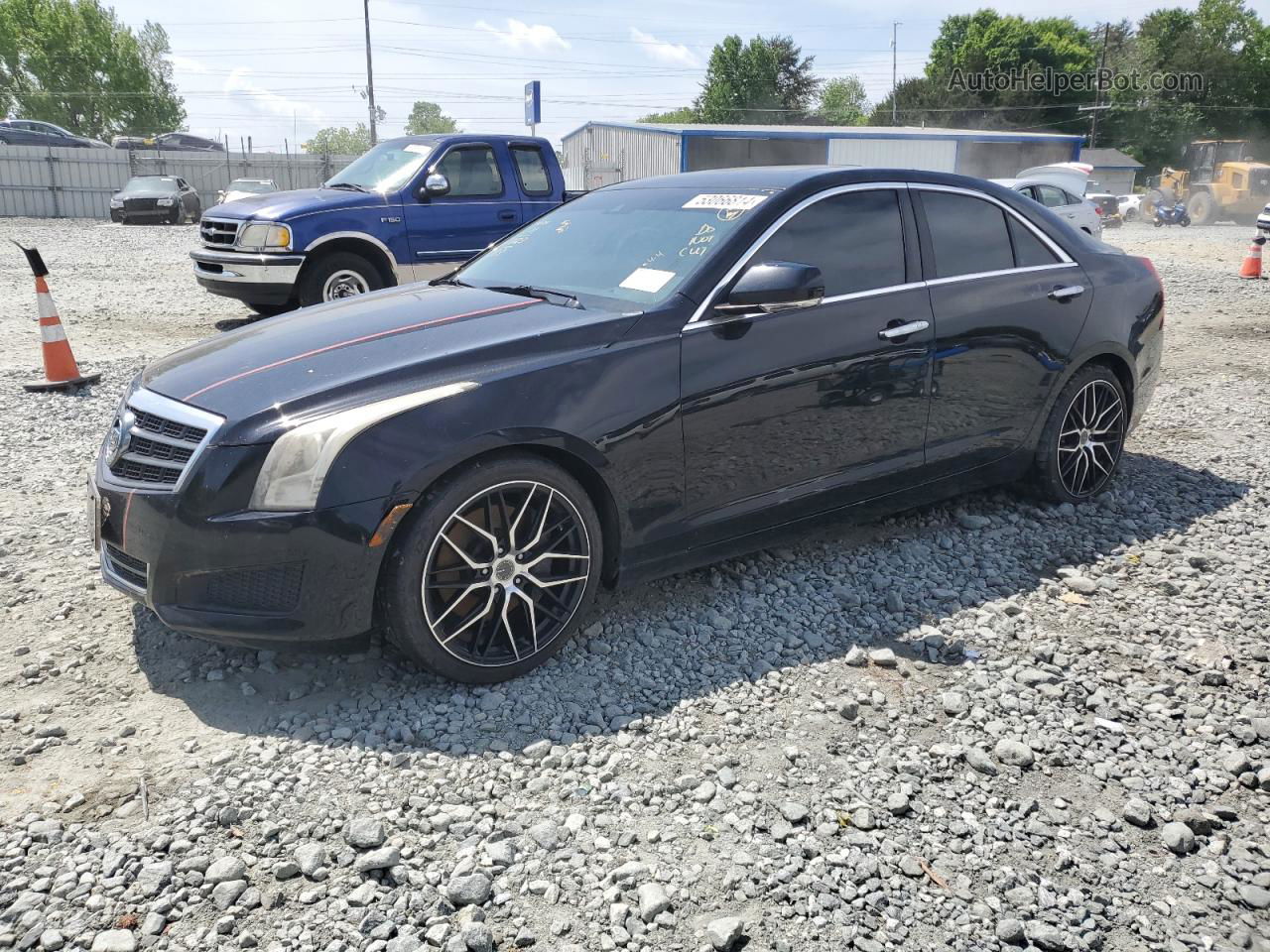 2013 Cadillac Ats Luxury Black vin: 1G6AB5SA1D0121470