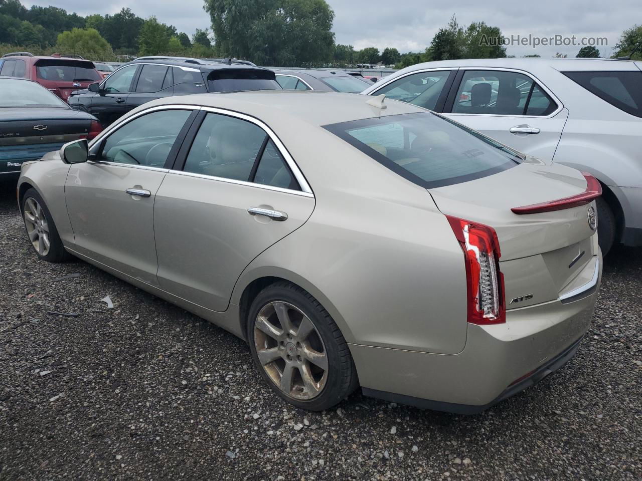 2013 Cadillac Ats Luxury Серебряный vin: 1G6AB5SA1D0148314