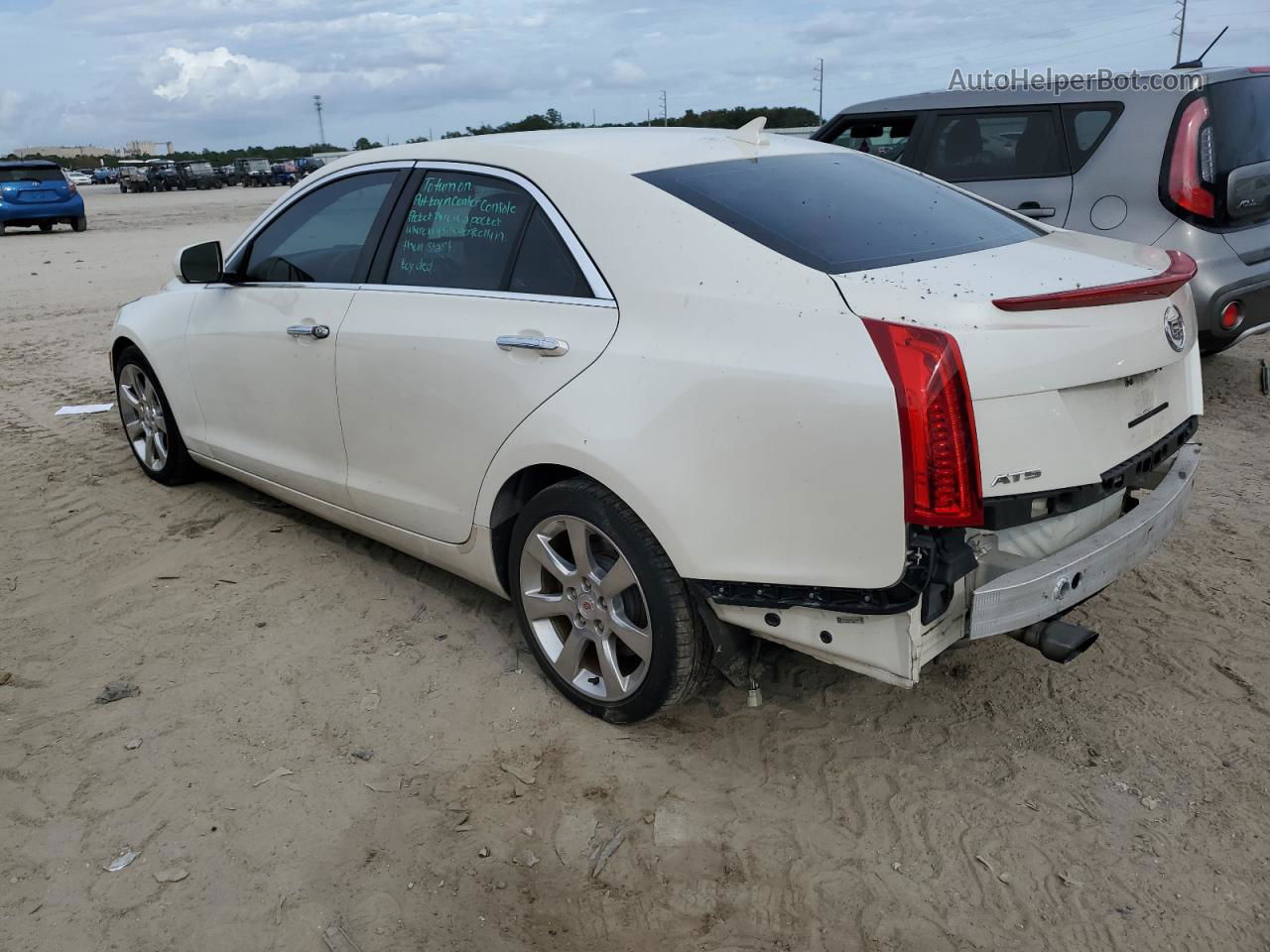 2013 Cadillac Ats Luxury Кремовый vin: 1G6AB5SA4D0175989