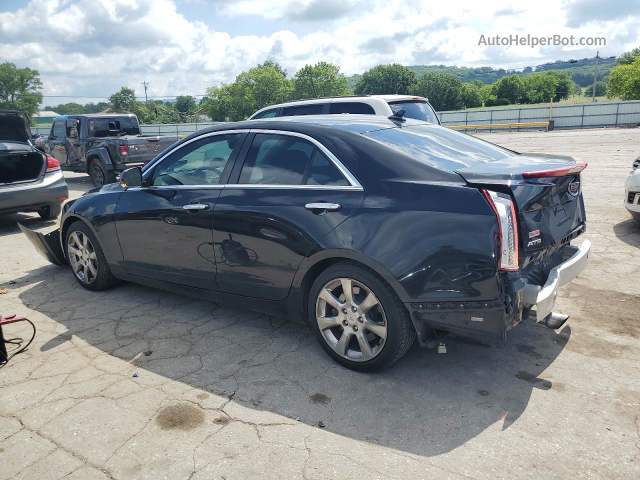 2013 Cadillac Ats Luxury Black vin: 1G6AB5SA5D0143472