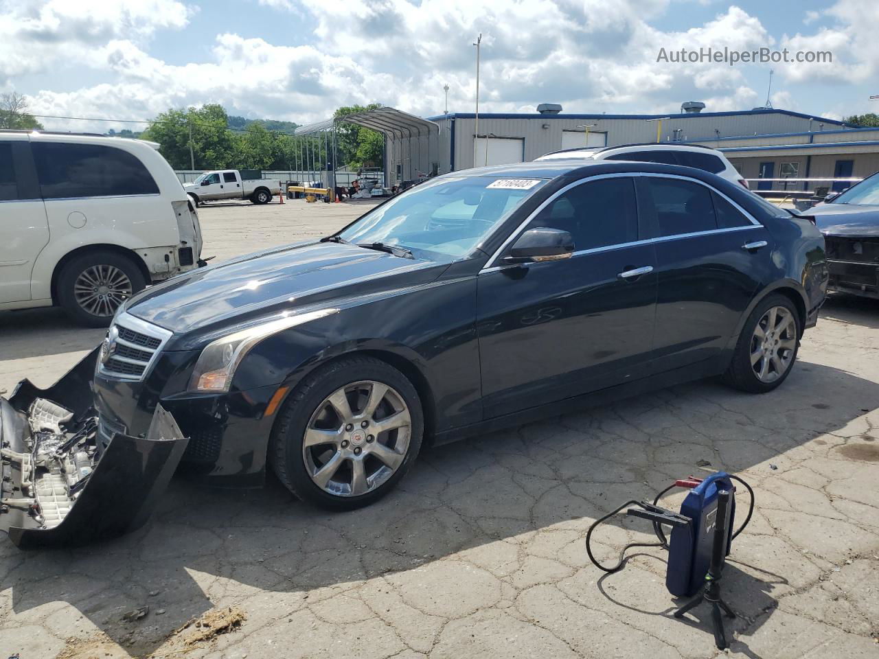 2013 Cadillac Ats Luxury Черный vin: 1G6AB5SA5D0143472