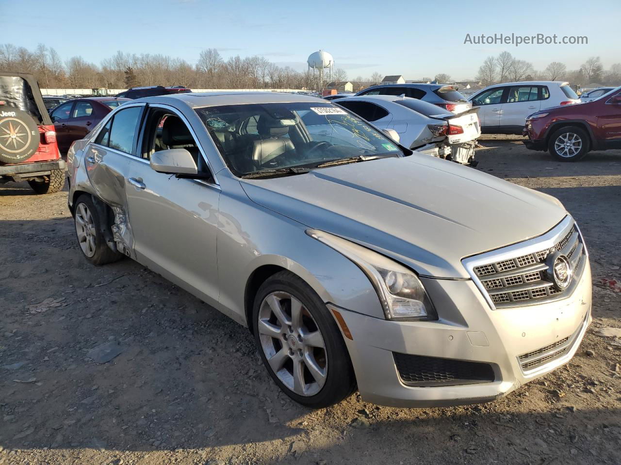 2013 Cadillac Ats Luxury Золотой vin: 1G6AB5SA7D0135051