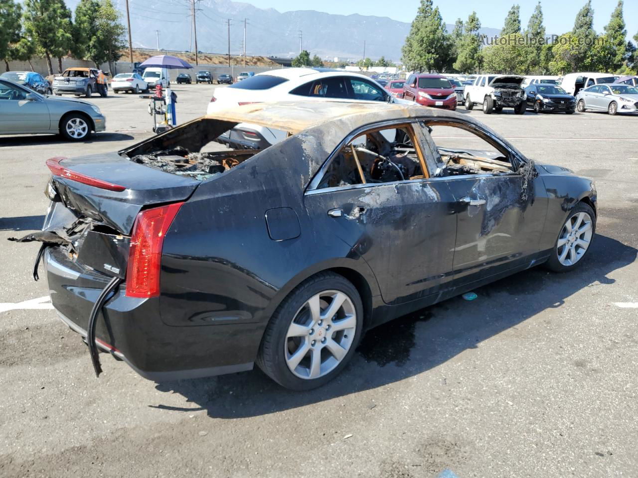 2013 Cadillac Ats Performance Black vin: 1G6AC5S30D0163367