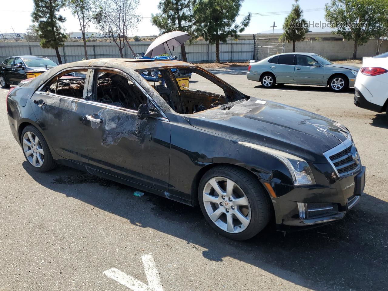 2013 Cadillac Ats Performance Black vin: 1G6AC5S30D0163367