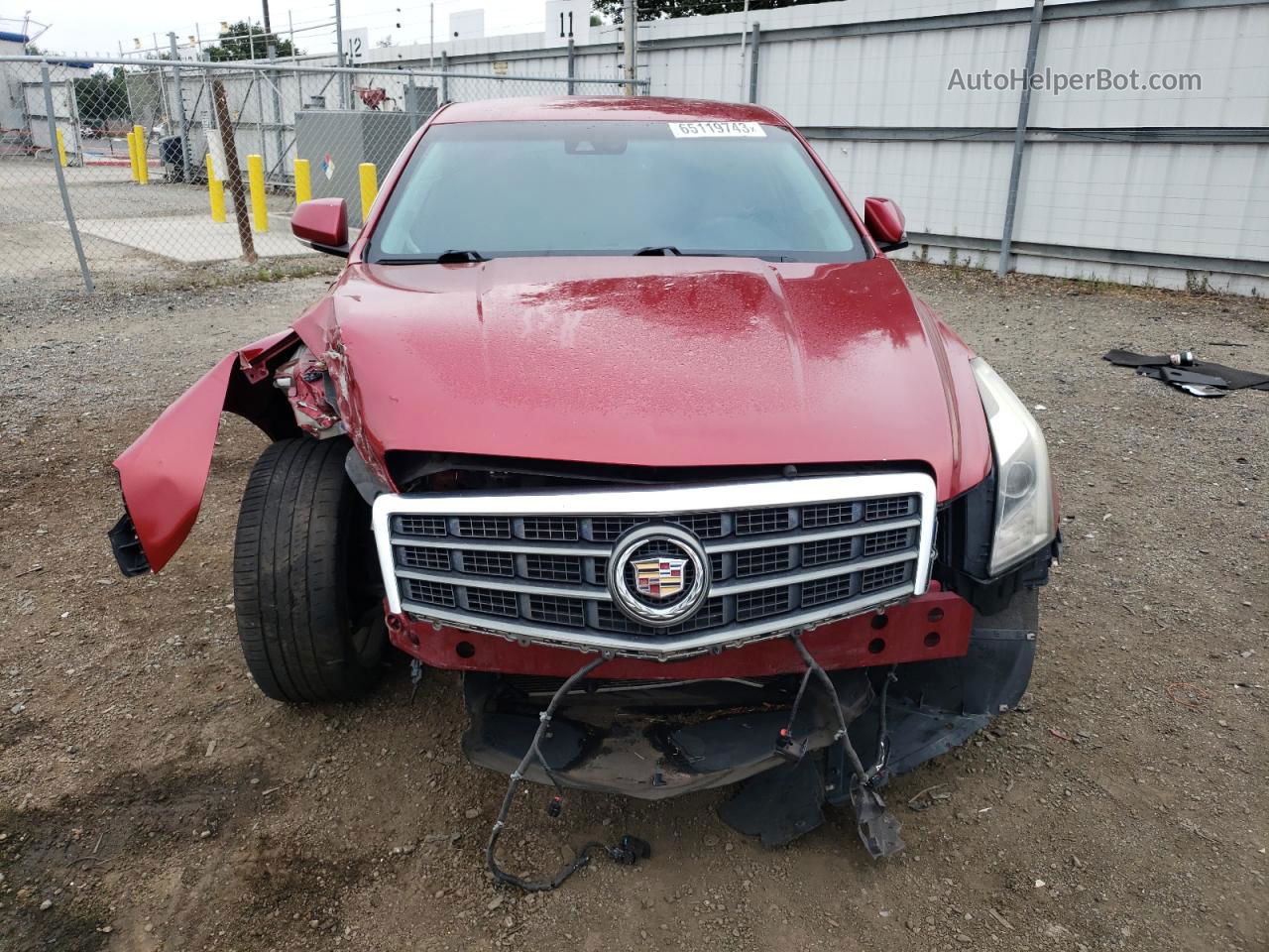 2013 Cadillac Ats Performance Red vin: 1G6AC5S38D0112831