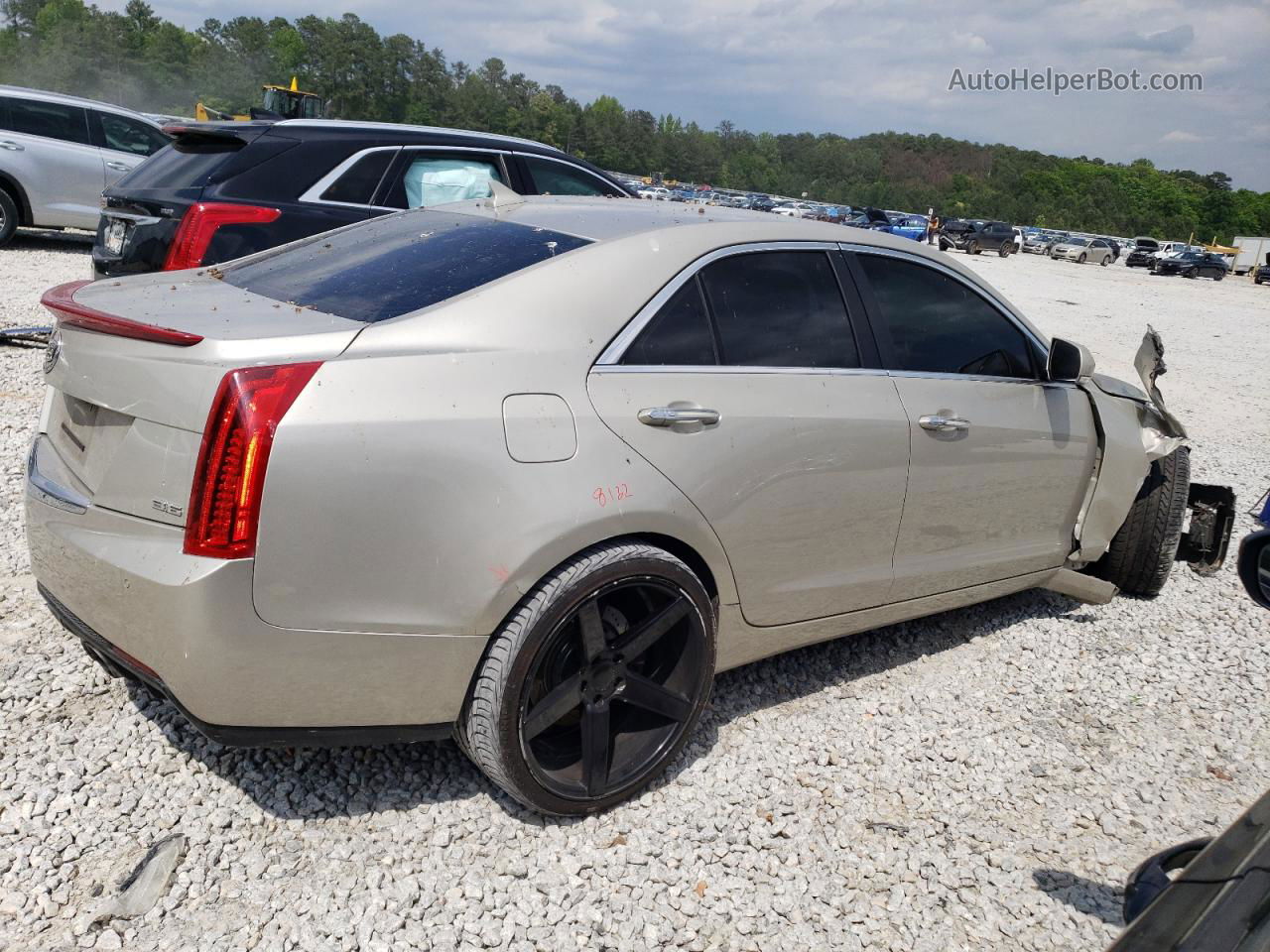 2013 Cadillac Ats Performance Beige vin: 1G6AC5S39D0128651