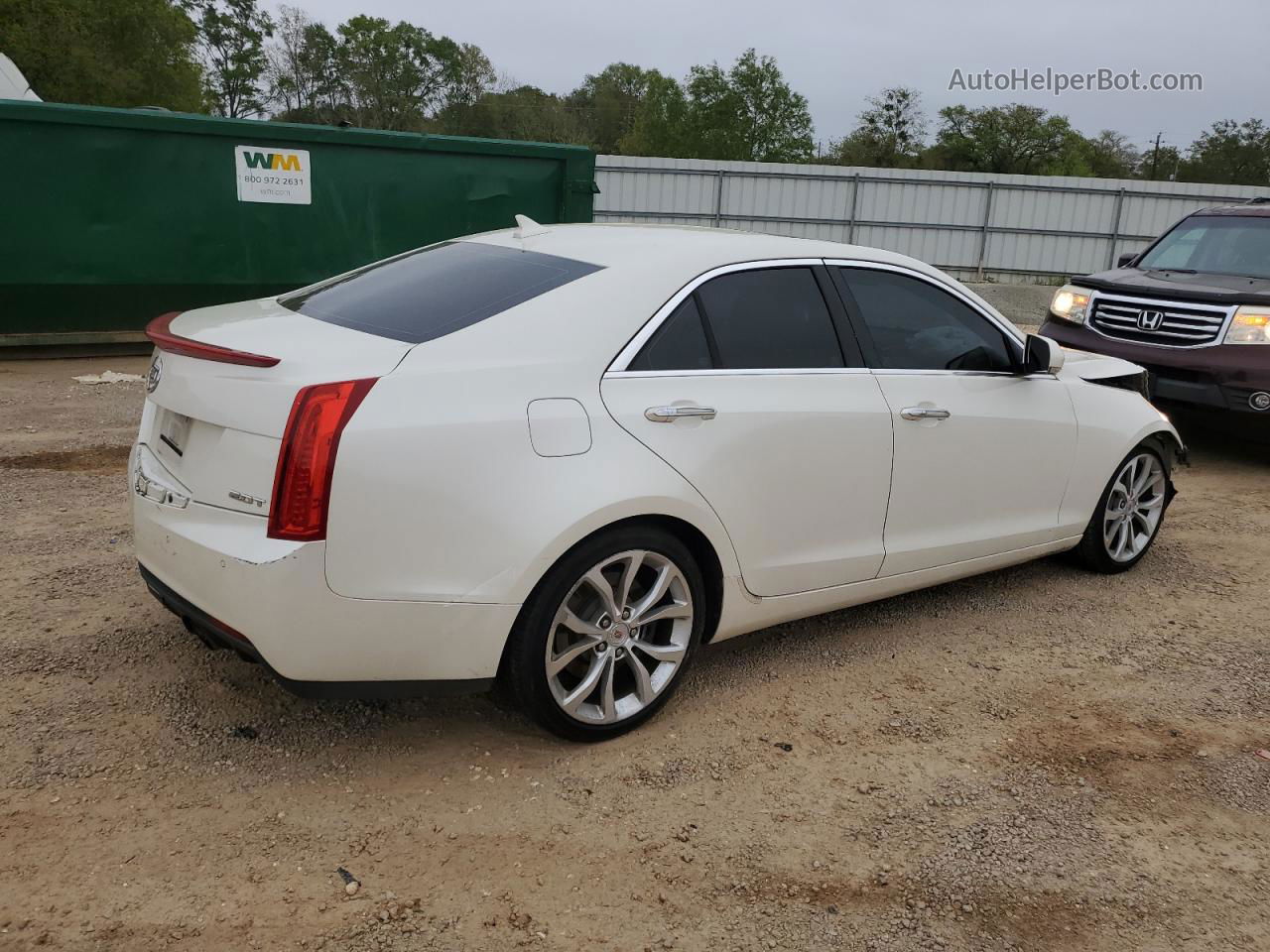 2013 Cadillac Ats Performance Белый vin: 1G6AC5SX4D0146039