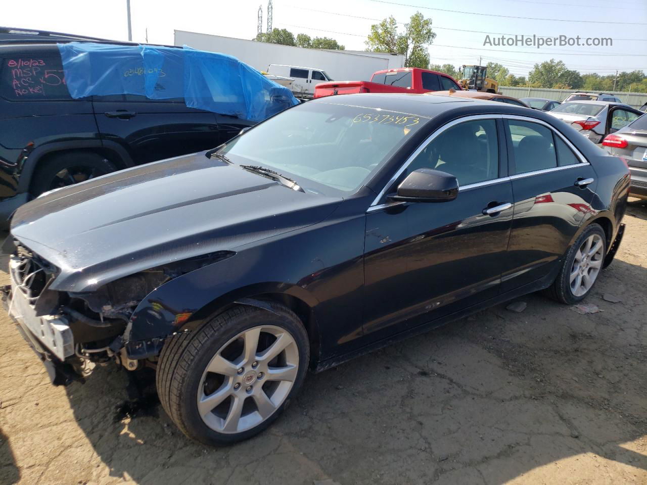 2013 Cadillac Ats  Black vin: 1G6AG5RX1D0163813